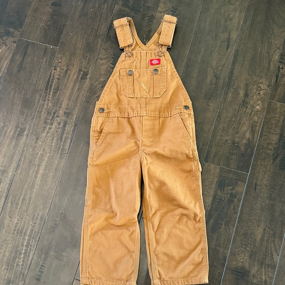 Dickies Brown Overalls 2t